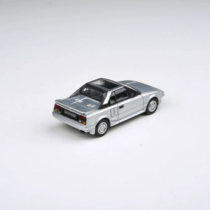 PARA64 1/64 Toyota MR2 MK1 1985 Super Silver Metallic Closed Light