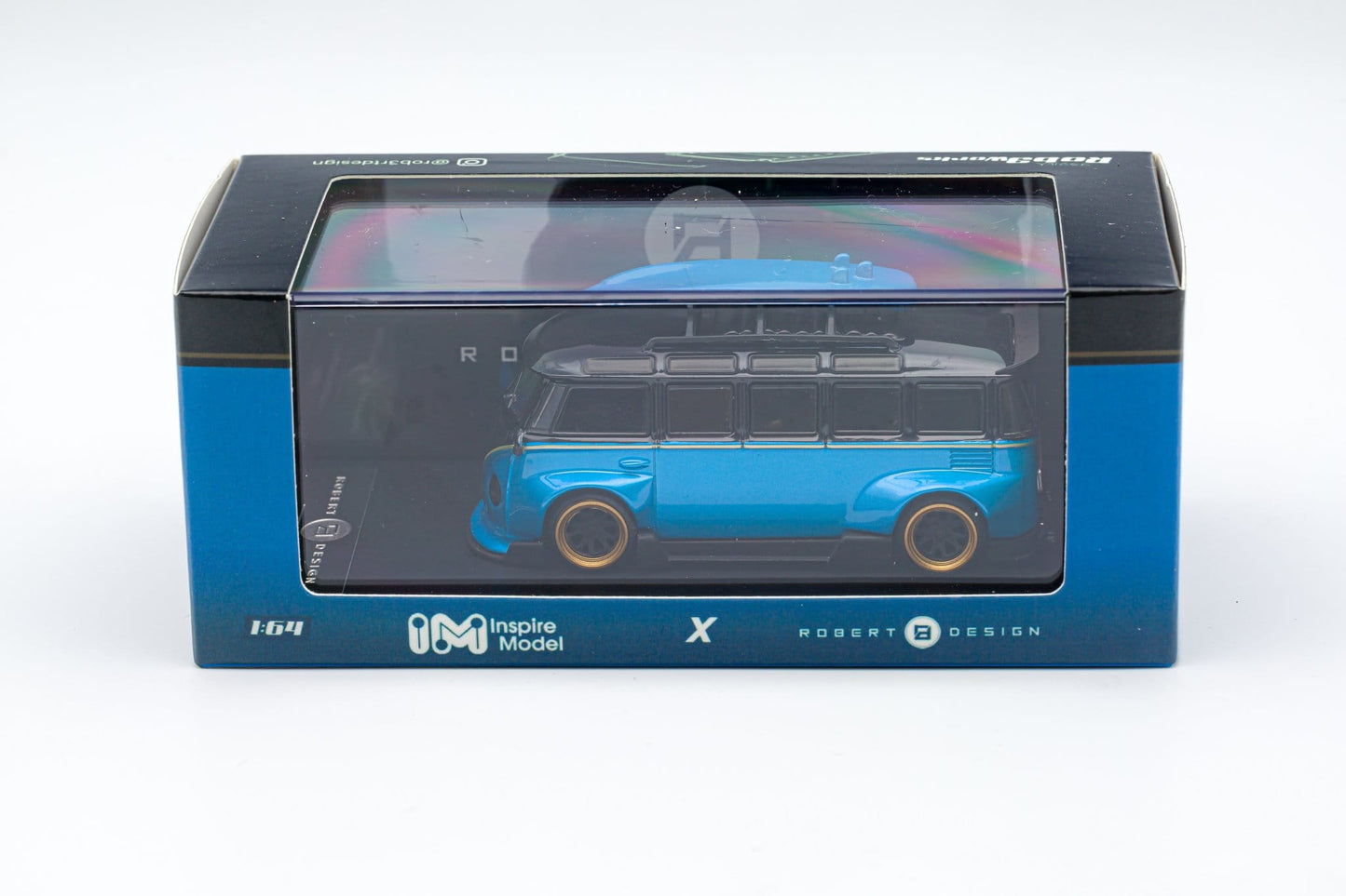 Inspire Model 1/64 Volkswagen Kombi Camper Van Robert Design-Model C(VW-840008C)