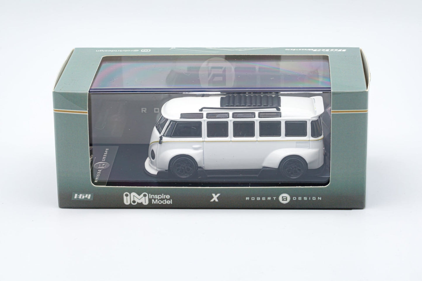 Inspire Model 1/64 Volkswagen Kombi Camper Van Robert Design-Model I(VW-840008I)