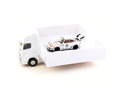 Tarmac Works 1/64 Porsche RWB 993 LBWK w/ Plastic Truck Packaging -Singapore Special Edition- HOBBY64