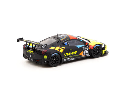 Tarmac Works 1/64 Ferrari 458 Italia GT3 Blancpain Endurance Series 2012- Nurburgring #46 Valentino Rossi- Hobby64