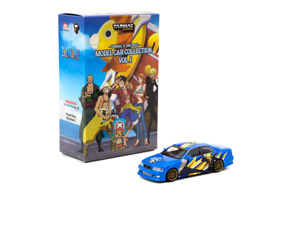 Tarmac Works x One Piece 1/64 Model Car Collection VOL.1 -[6 Cars Set]- COLLAB64