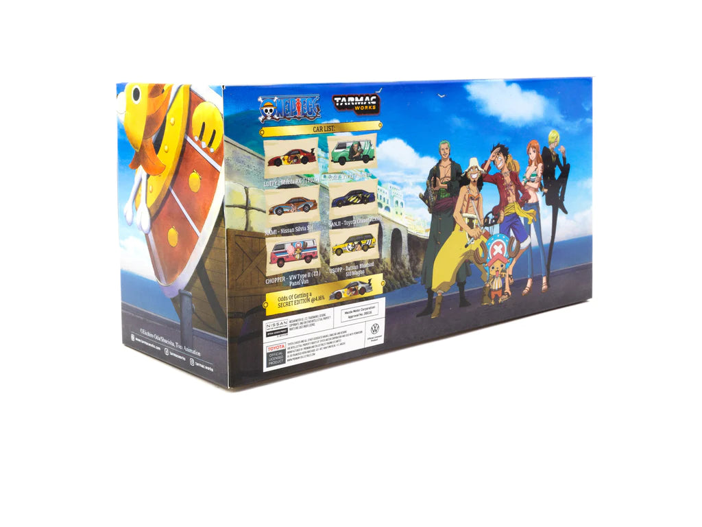 Tarmac Works x One Piece 1/64 Model Car Collection VOL.1 -[6 Cars Set]- COLLAB64
