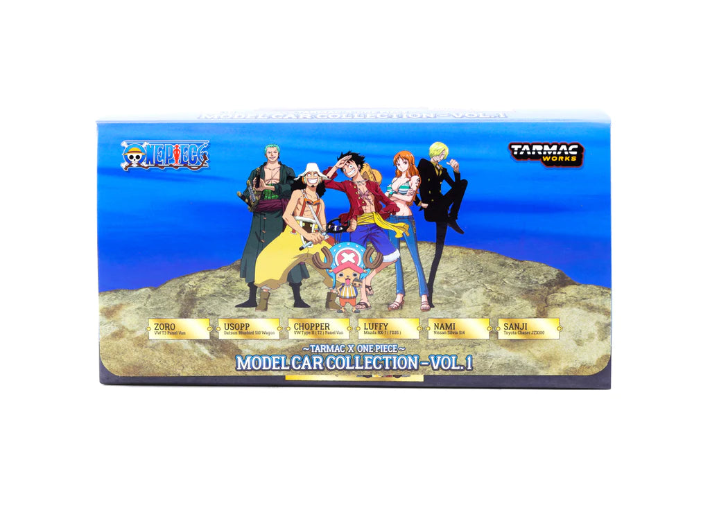 Tarmac Works x One Piece 1/64 Model Car Collection VOL.1 -[6 Cars Set]- COLLAB64