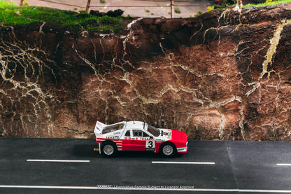 Tarmac Works 1/64 Lancia 037 Rally Rally Van Haspengouw 1985 #3 Winner- HOBBY64+