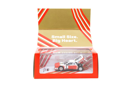 Tarmac Works 1/64 Lancia 037 Rally Rally Van Haspengouw 1985 #3 Winner- HOBBY64+