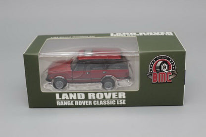 BM Creations 1/64 Land Rover 1992 Range Rover Classic LSE with 4 Additional Wheels- Red (RHD)