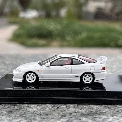 Hobby64 -1/64 Honda Integra Type-R DC2 Diecast Collector Model Racing Car White