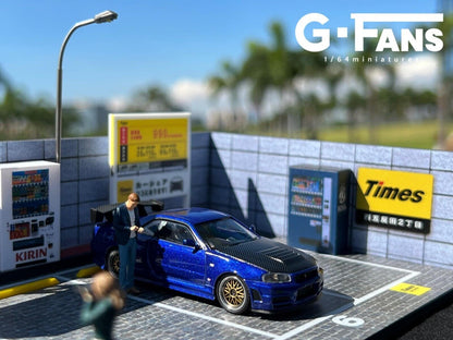 G-Fans 1/64 Outdoor Car Park Parking Lot LED Light Diorama (710028)