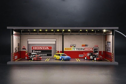G-Fans 1/64 Honda Garage Car Park LED light Diorama w/ acrylic cover