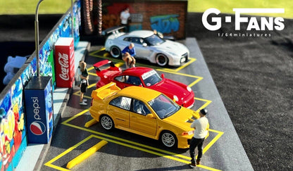 G-Fans 1/64 Outdoor Car Park Parking Lot LED Light Diorama (710027)