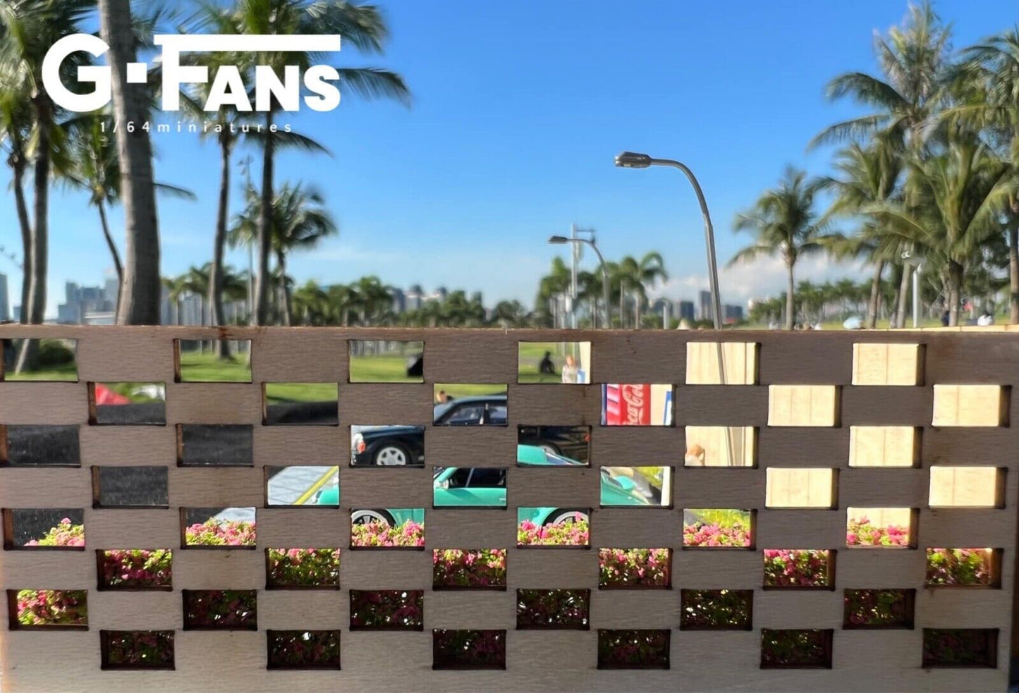 G-Fans 1/64 Outdoor Garden Car Park Parking Lot LED Diorama (710029)