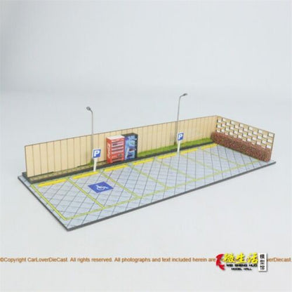 G-Fans 1/64 Outdoor Garden Car Park Parking Lot LED Diorama (710029)